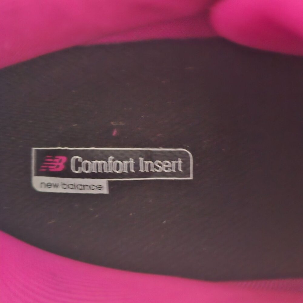 New Balance Women's Composite Toe Logic Wide Safety Shoes Gray/Pink Size US-12 - Picture 12 of 14